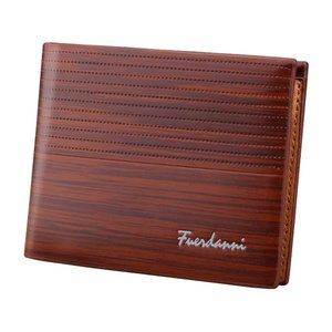 Retro Men's PU Leather Wallet - Perfect for Money and Credit Cards - Coffee